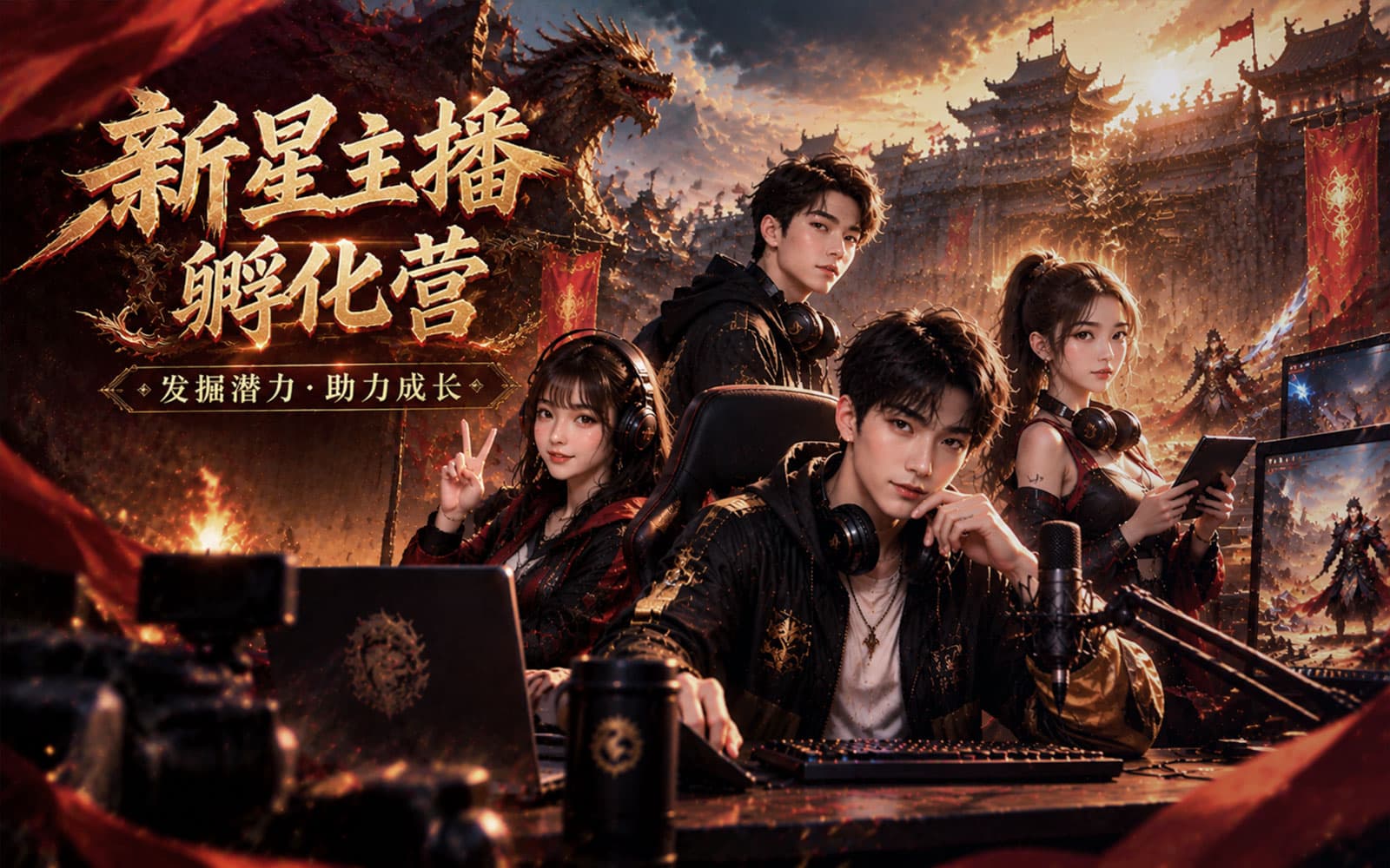 新星主播孵化营 — 主播经纪 · 孵化